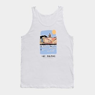 Las Palmas Gran Canaria surfers surf in las Canteras Spain Tank Top